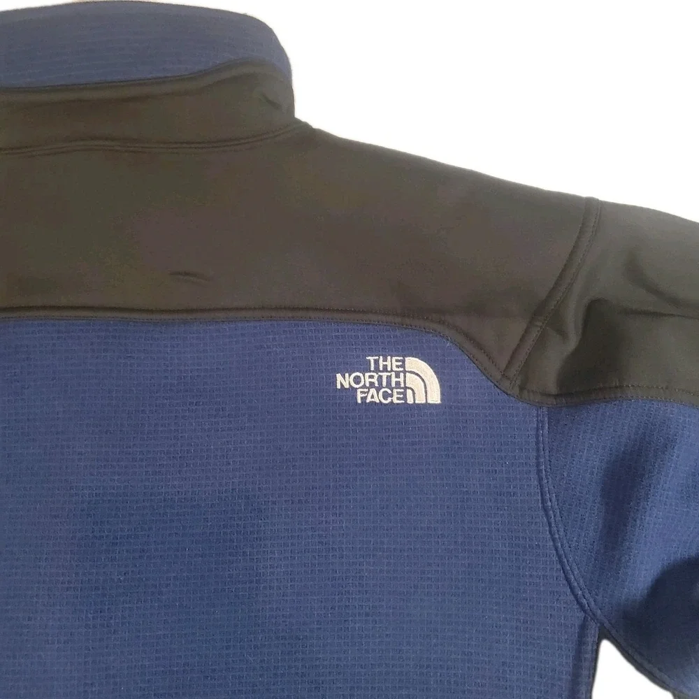 THE NORTH FACE WINDWALL MENS Large KNIT Polartec FLEECE SOFT SHELL‎ Full Zip
